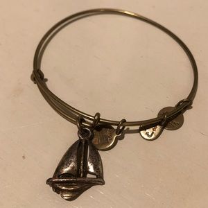 Alex and Ani Gold Sailboat Bracelet